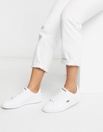 Lacoste Graduate Bl 1 Leather Bijele - Ženske Tenisice | 46917ENYG